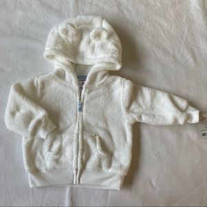Carters hoodie Jacket 6 Months NWT Faux Fur White Jacket Hoodie New Girls